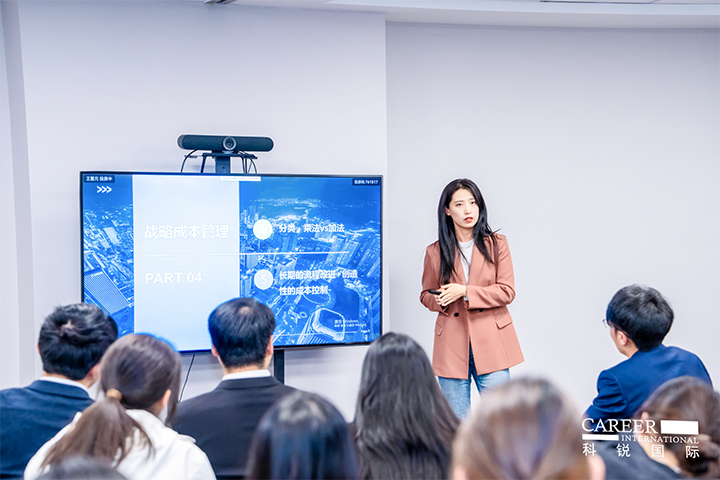 知名人力资源服务商Ebpay数码国际财务负责人向拜访嘉宾分享企业财务管理经验